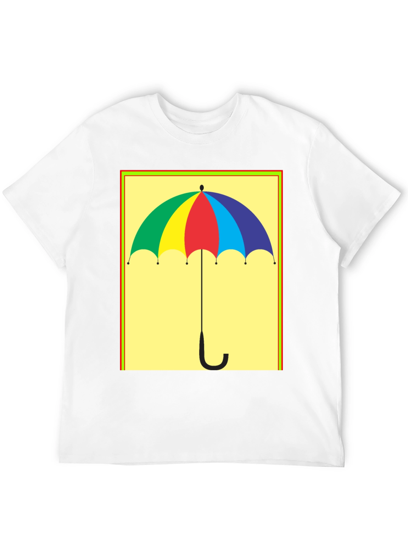 Rainbow Umbrella Graphic Tee