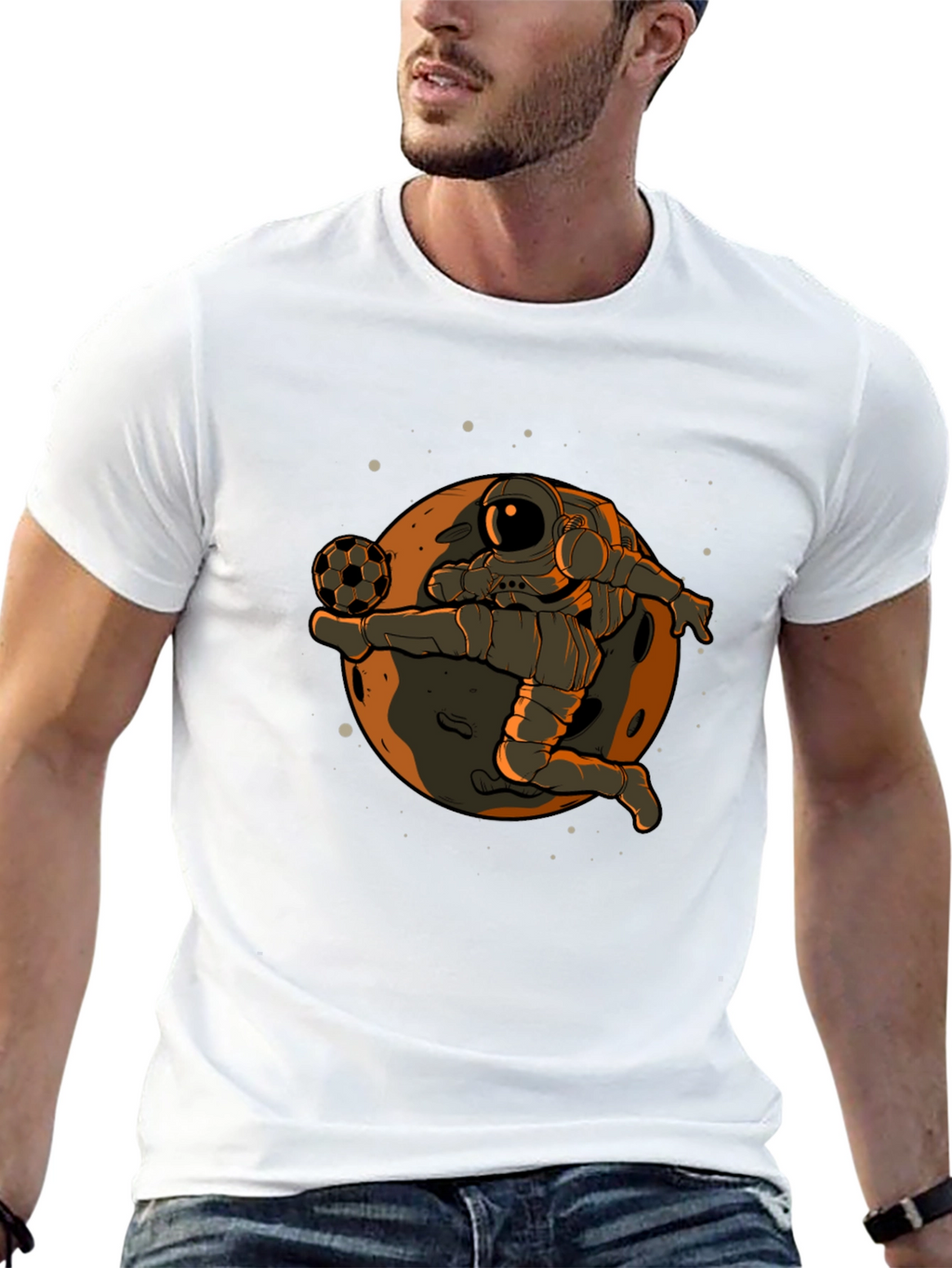 Astronaut Soccer T-Shirt - Kick it in Space!
