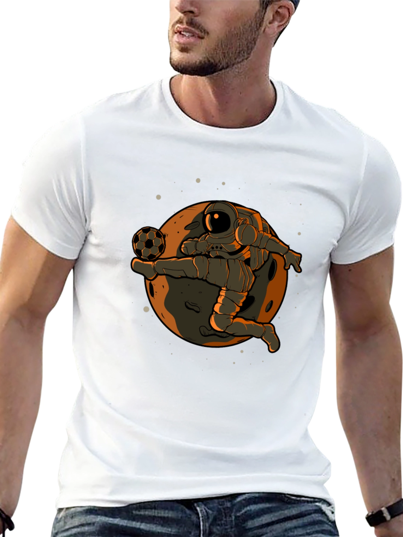 Astronaut Soccer T-Shirt - Kick it in Space!