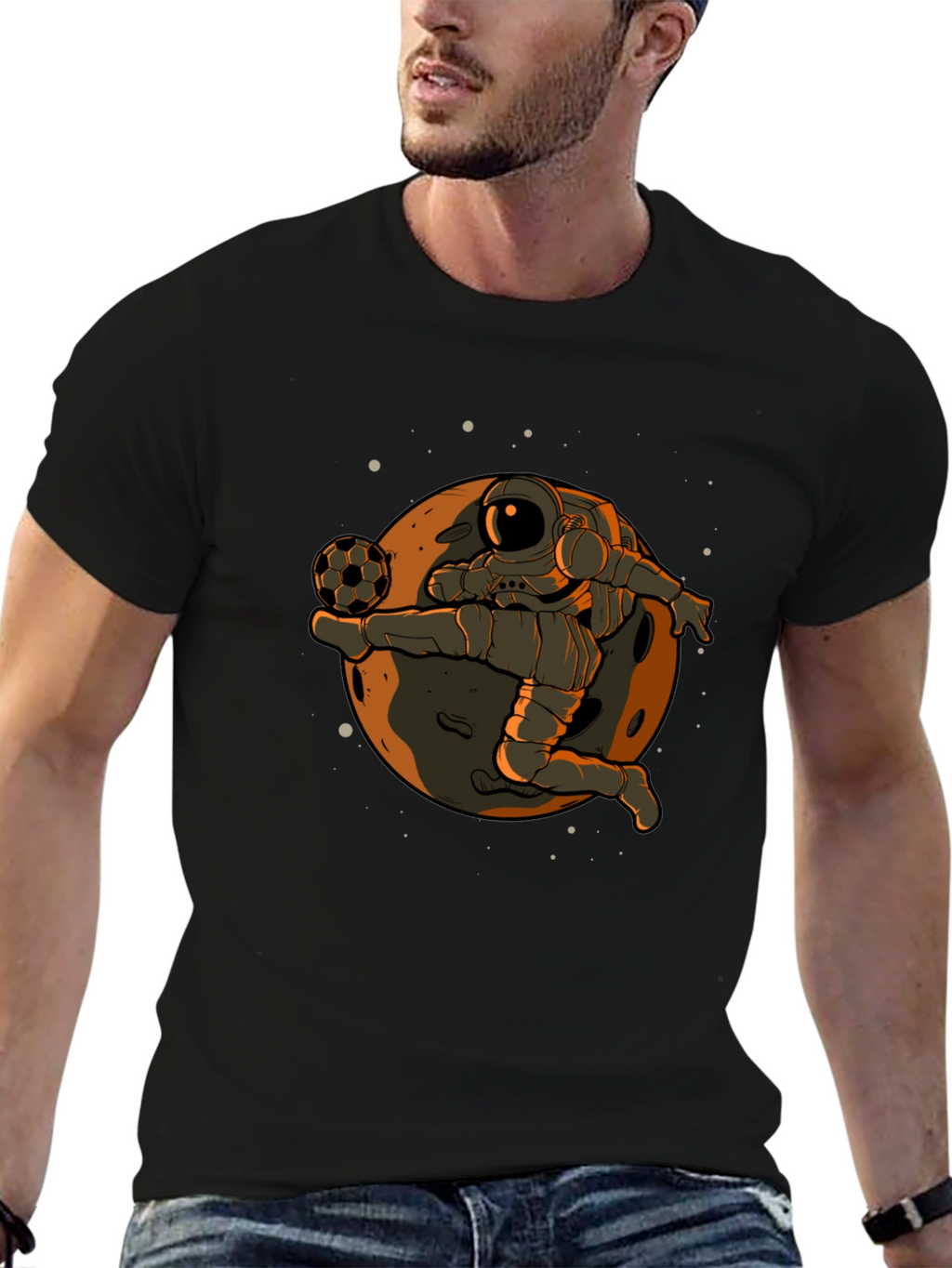 Astronaut Soccer T-Shirt - Kick it in Space!