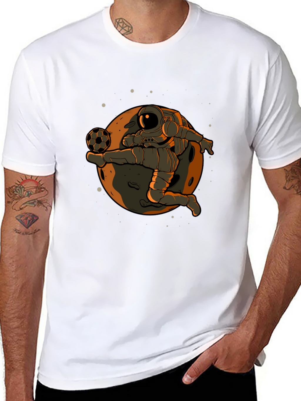Astronaut Soccer T-Shirt - Kick it in Space!