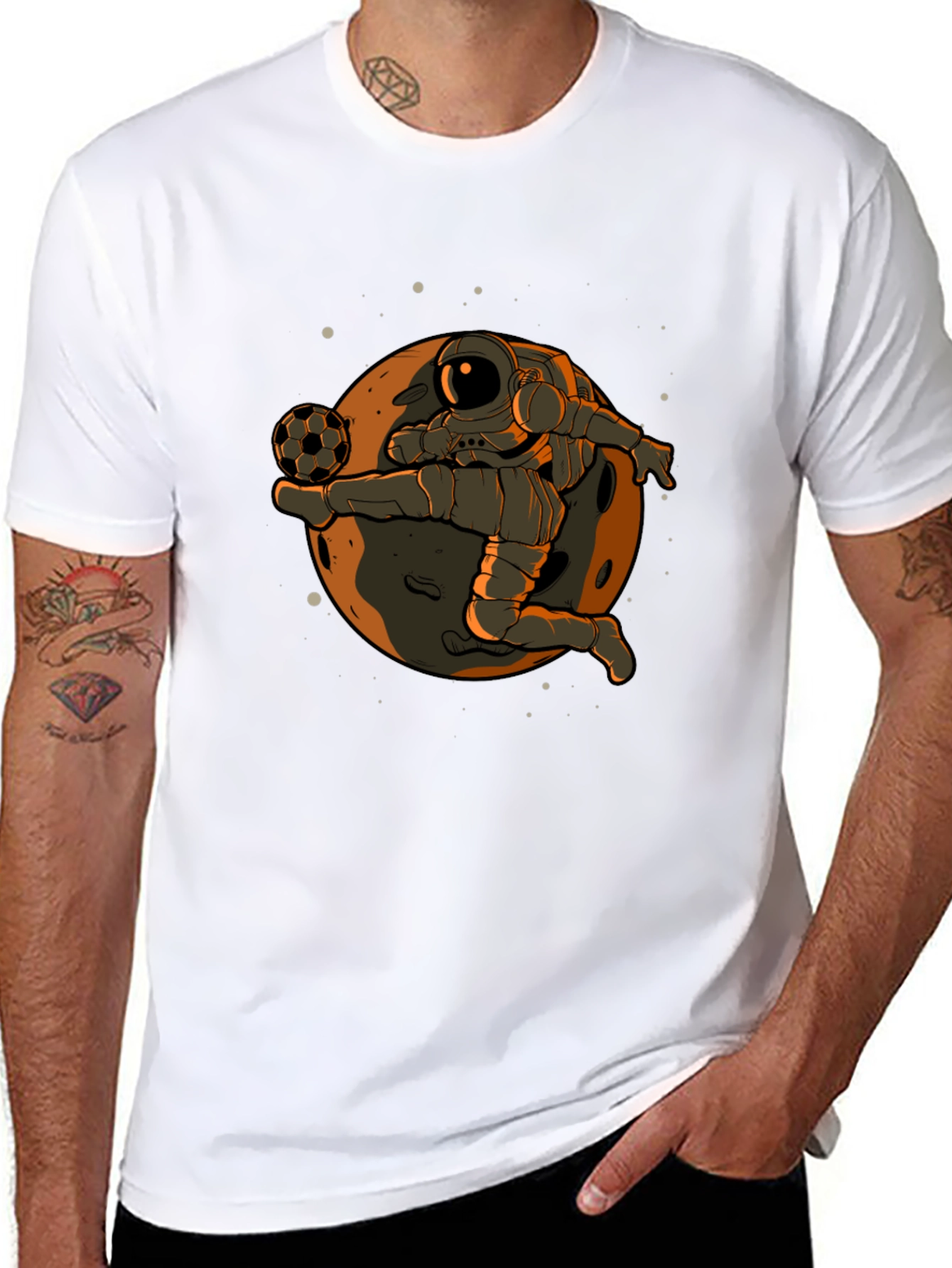 Astronaut Soccer T-Shirt - Kick it in Space!