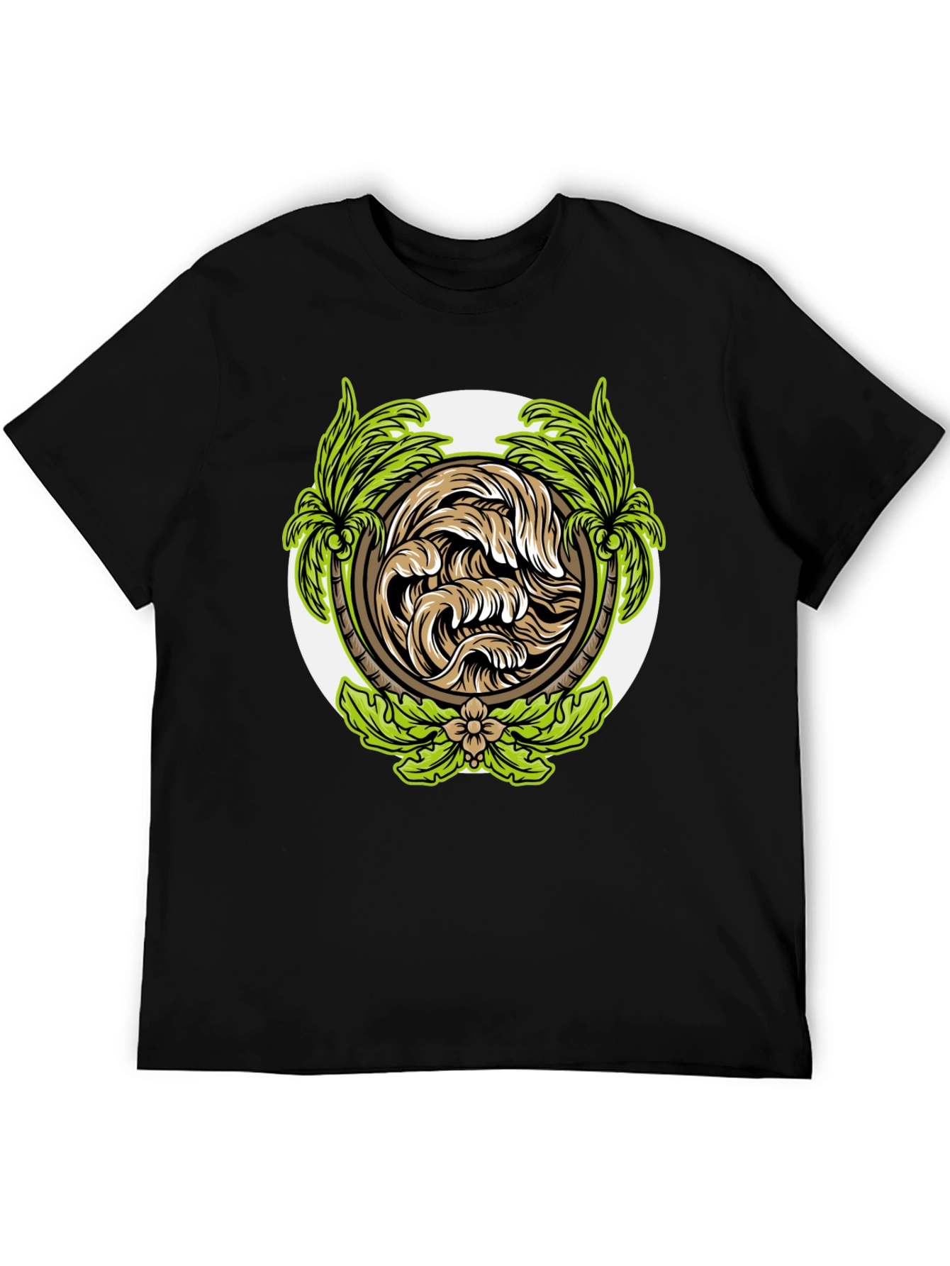Tropical Wave Graphic T-Shirt