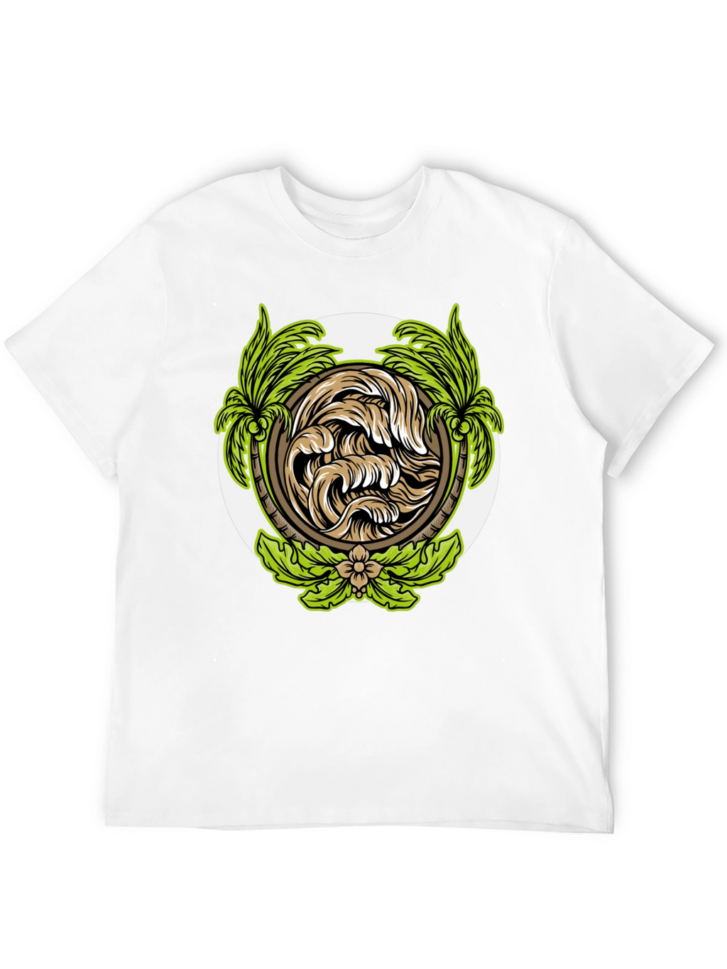 Tropical Wave Graphic T-Shirt