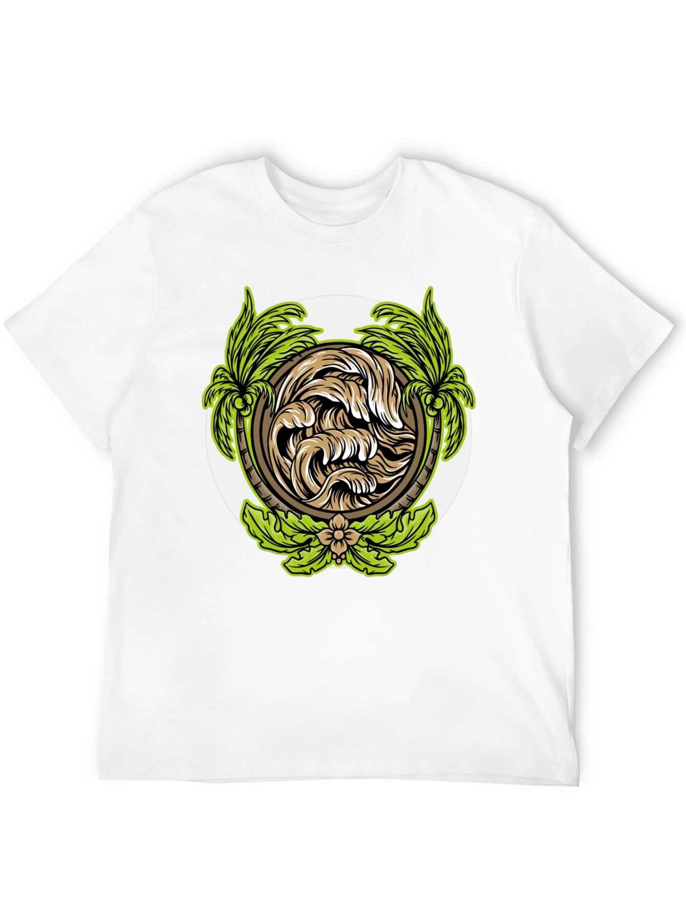 Tropical Wave Graphic T-Shirt