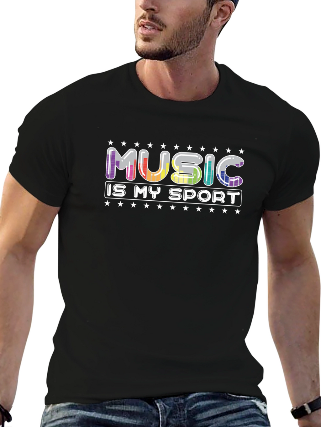Music is My Sport Graphic Tee