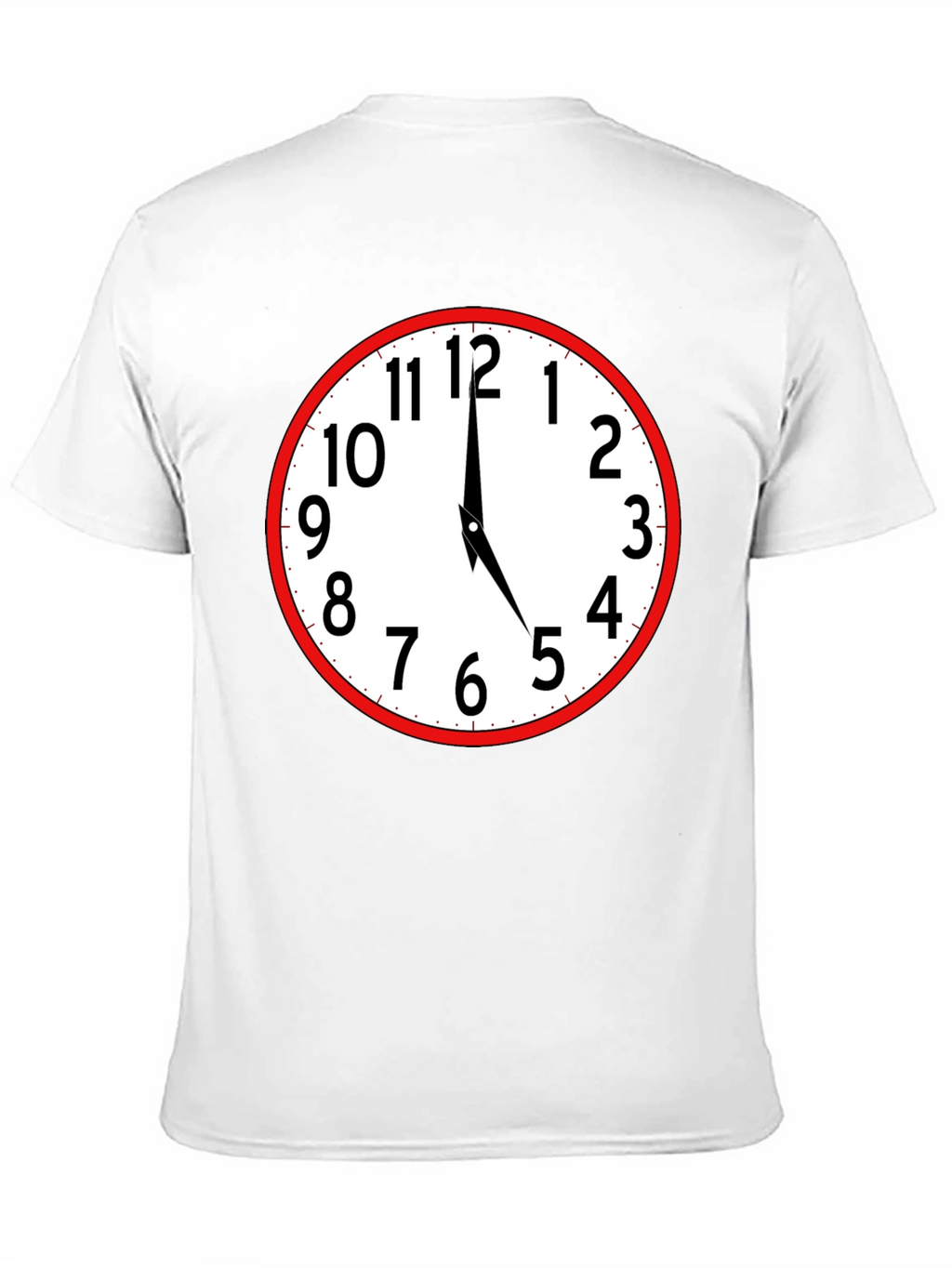 Clock Face Graphic T-Shirt