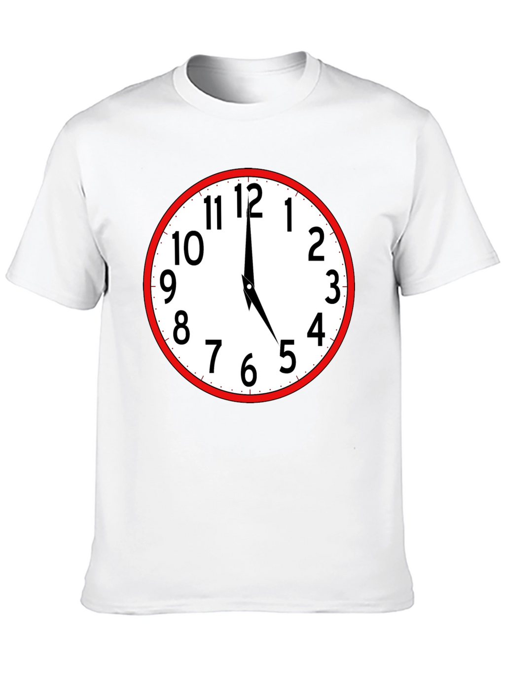 Clock Face Graphic T-Shirt
