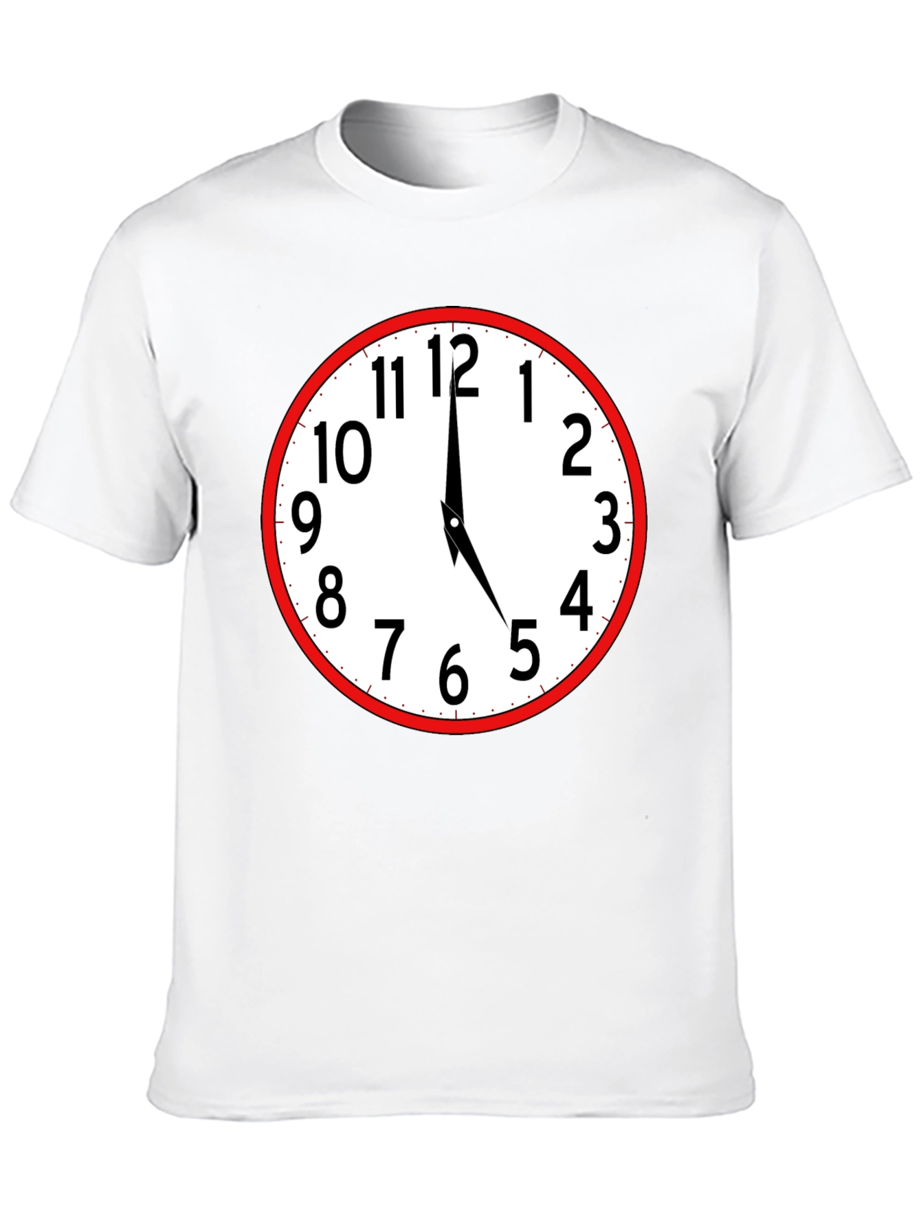 Clock Face Graphic T-Shirt