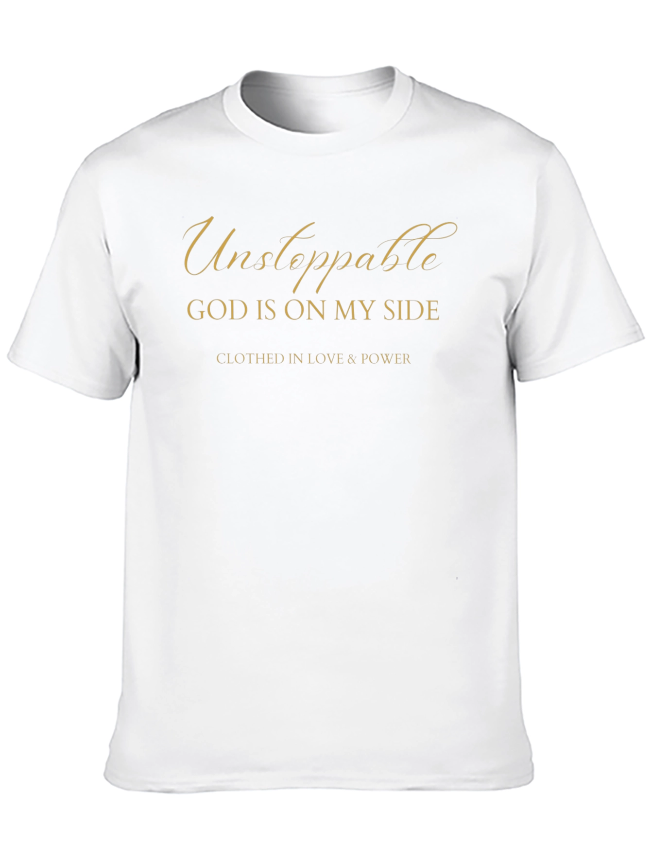Unstoppable God Graphic Tee - Black Christian T-Shirt