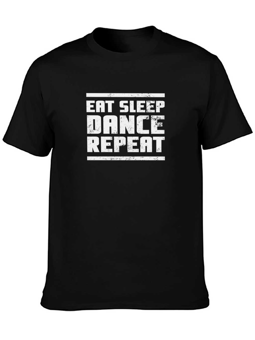Eat Sleep Dance Repeat T-Shirt - Black Graphic Tee
