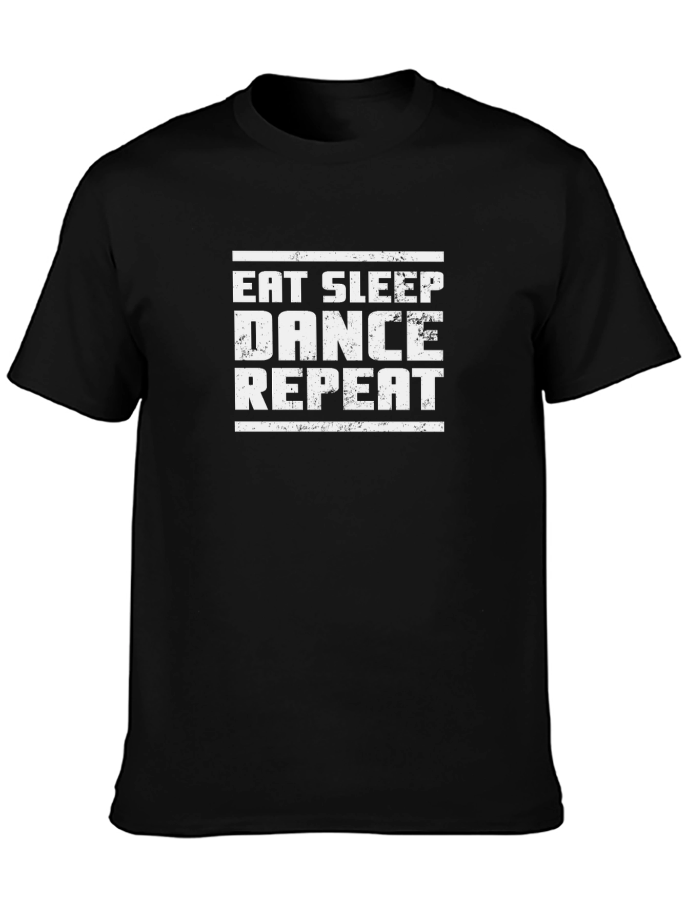 Eat Sleep Dance Repeat T-Shirt - Black Graphic Tee