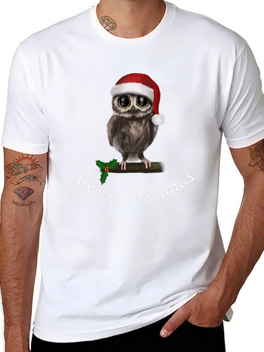 Christmas Owl T-Shirt