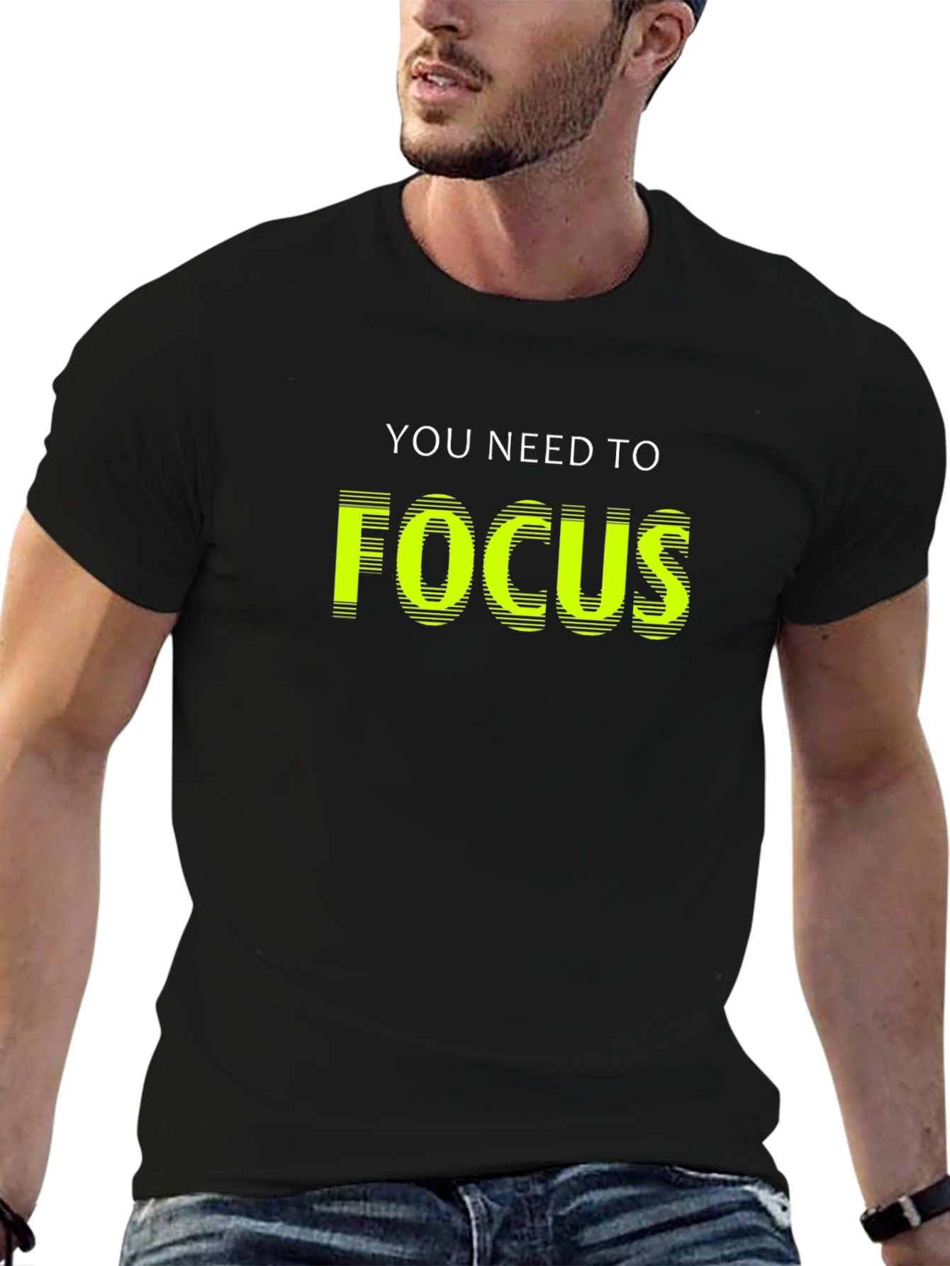 Focus T-Shirt - Motivational Graphic Tee