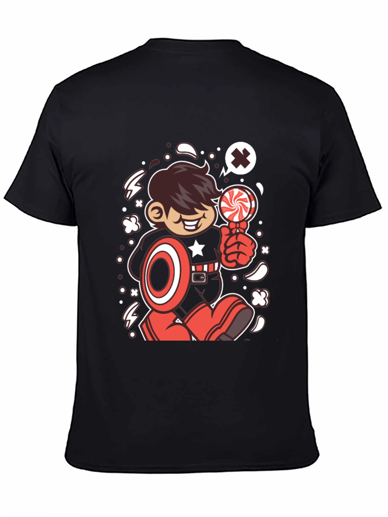 Cartoon Superhero T-Shirt