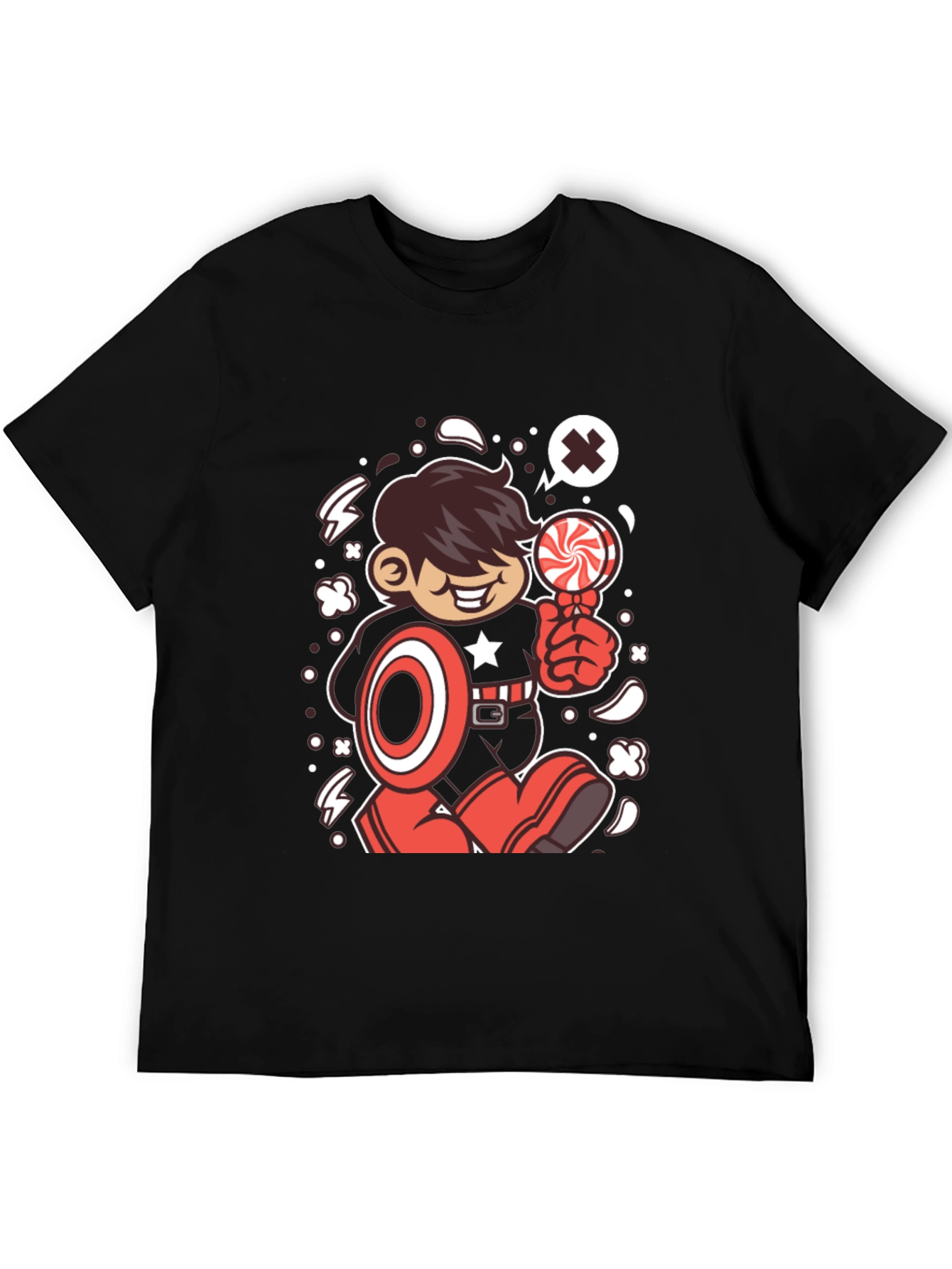 Cartoon Superhero T-Shirt