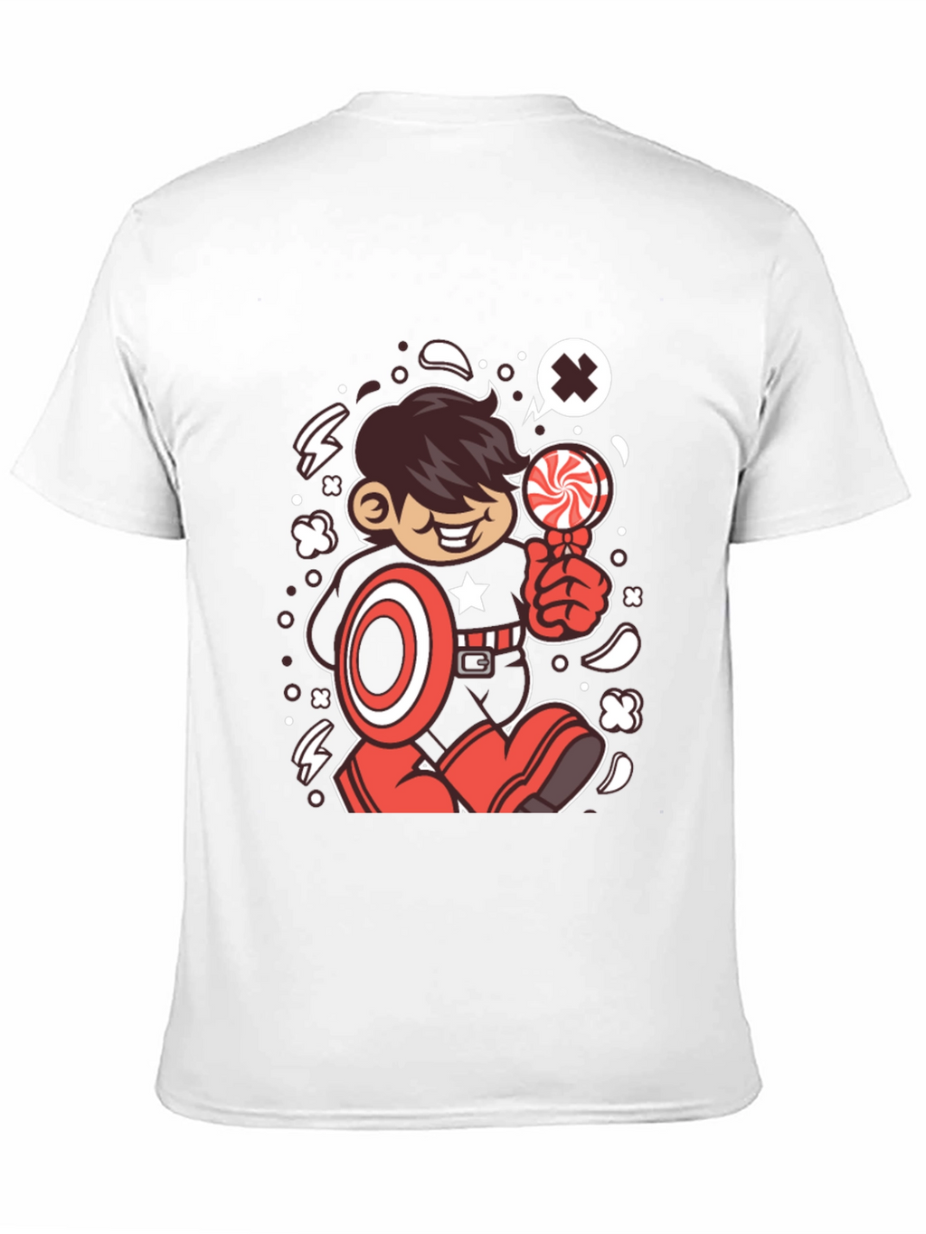 Cartoon Superhero T-Shirt
