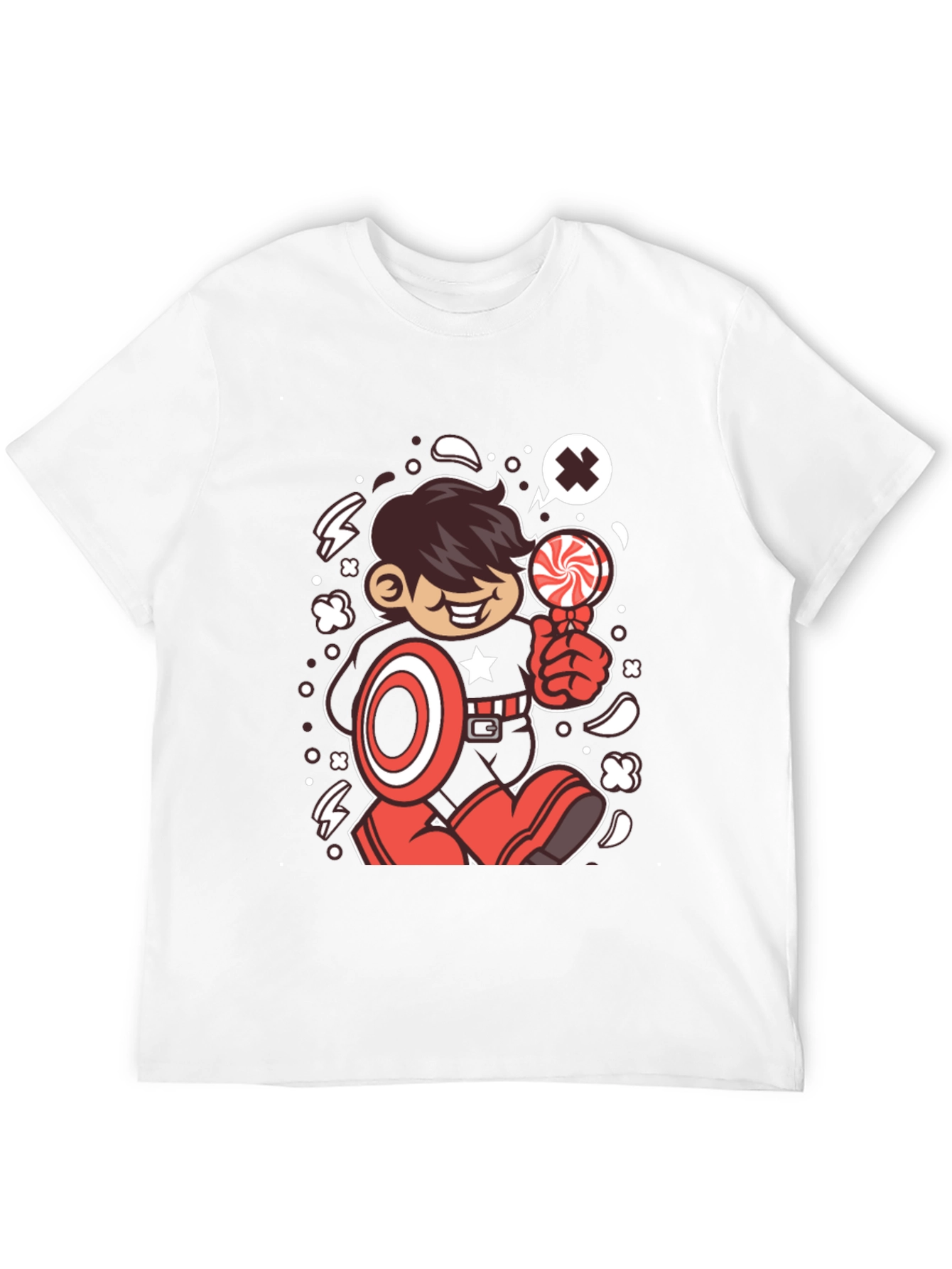 Cartoon Superhero T-Shirt
