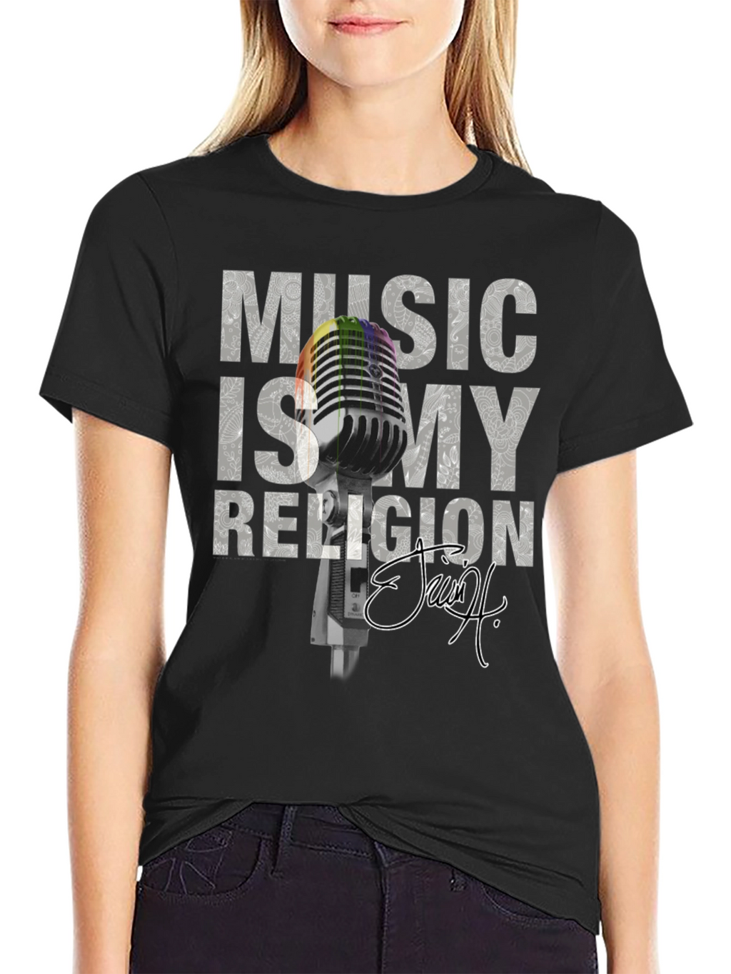 Music is My Religion Graphic T-Shirt