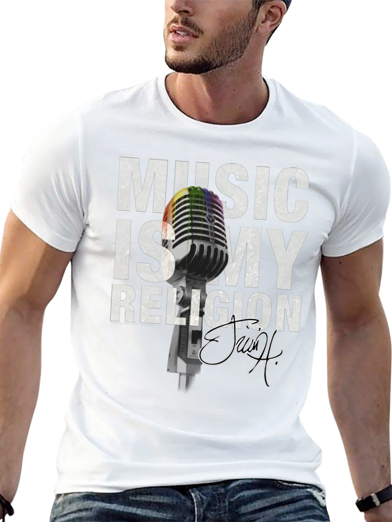 Music is My Religion Graphic T-Shirt