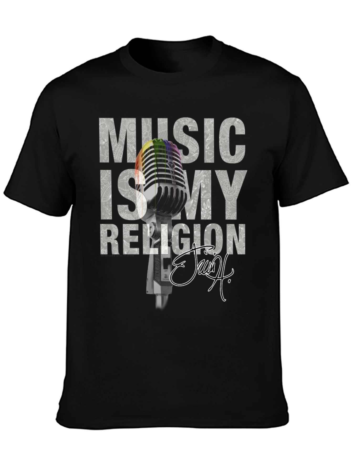 Music is My Religion Graphic T-Shirt