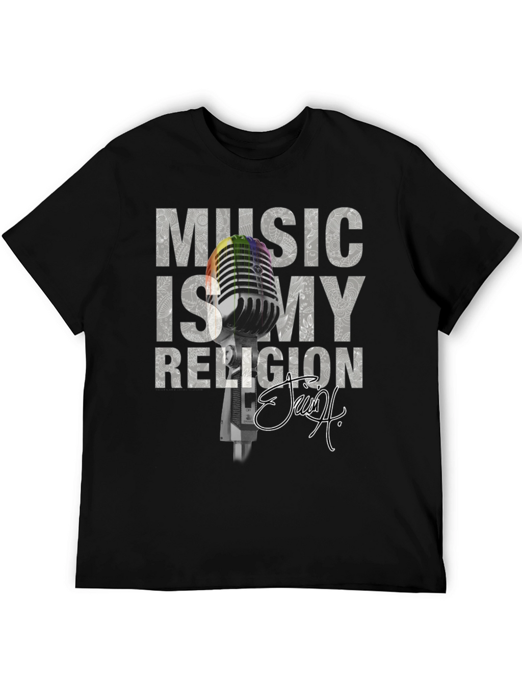 Music is My Religion Graphic T-Shirt