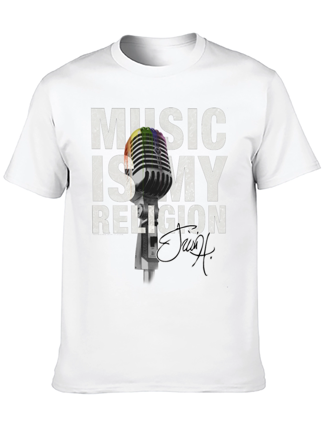 Music is My Religion Graphic T-Shirt