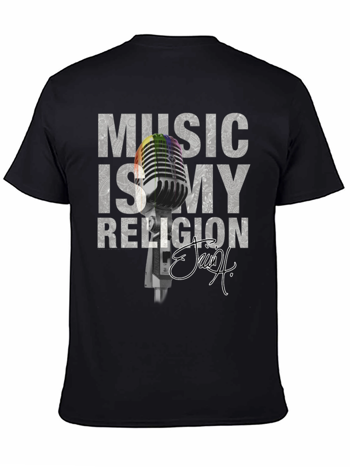 Music is My Religion Graphic T-Shirt