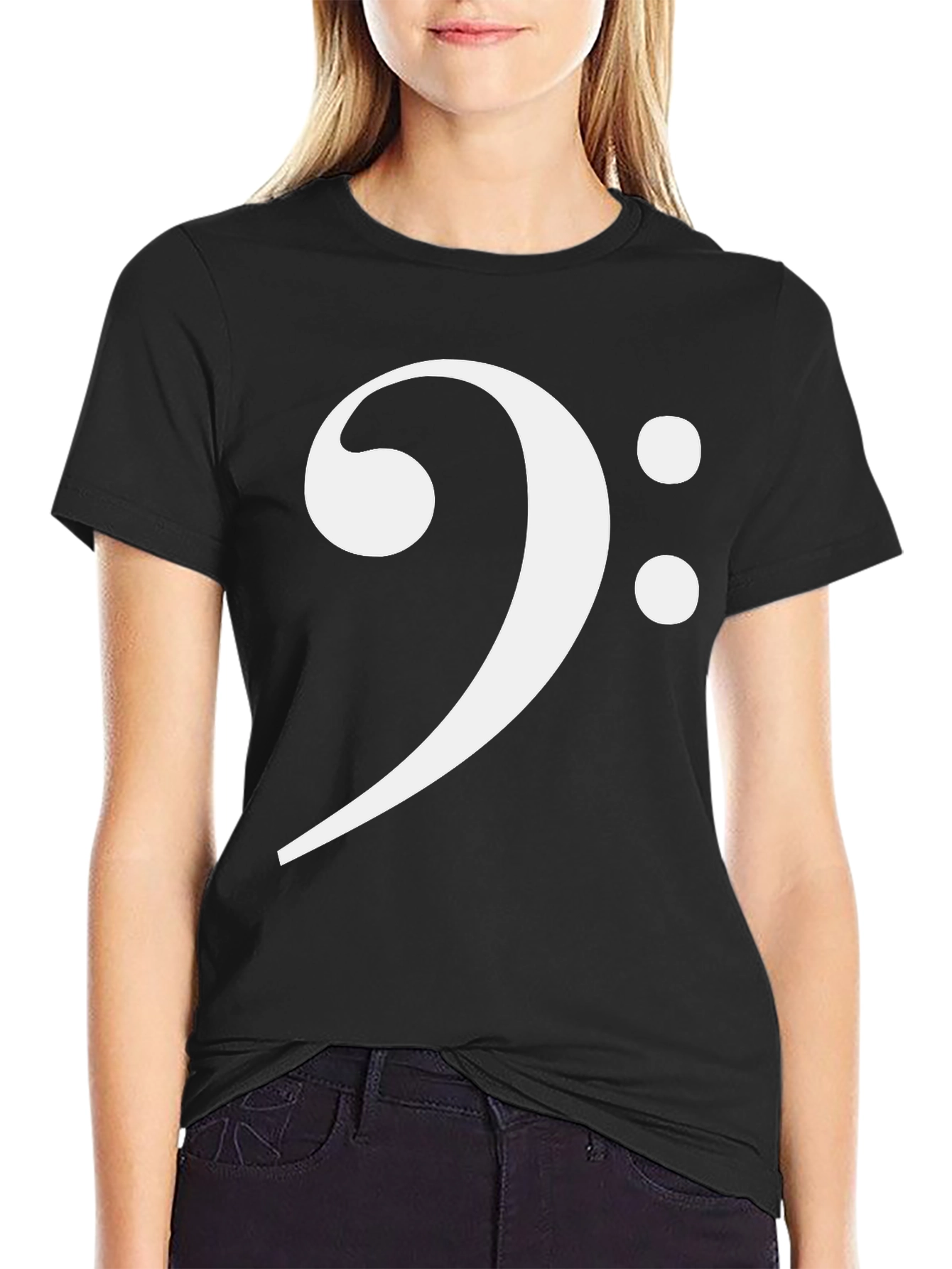 Bass Clef T-Shirt - Music Lover Tee