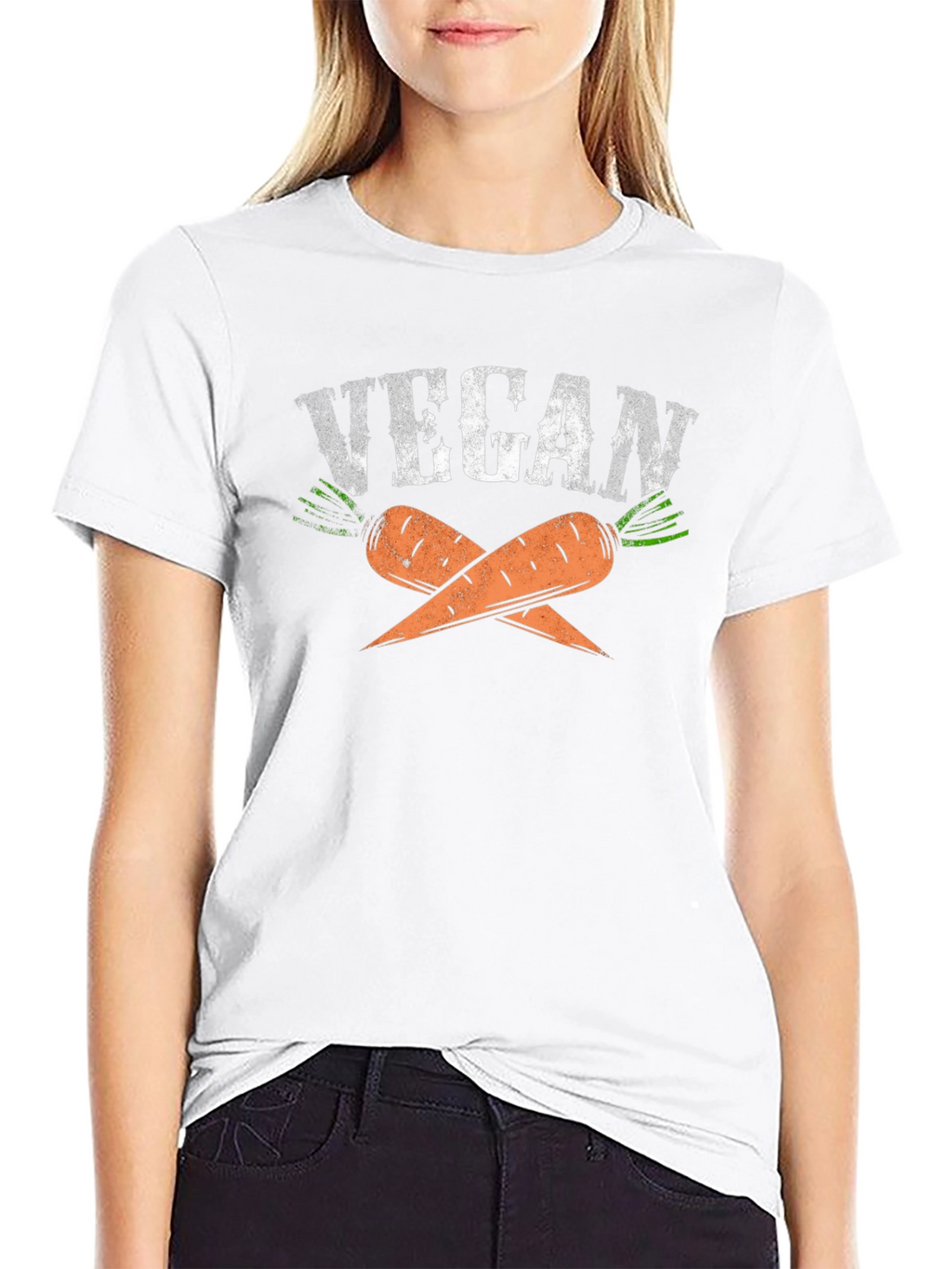 Vegan Carrot T-Shirt - Trendy Graphic Tee