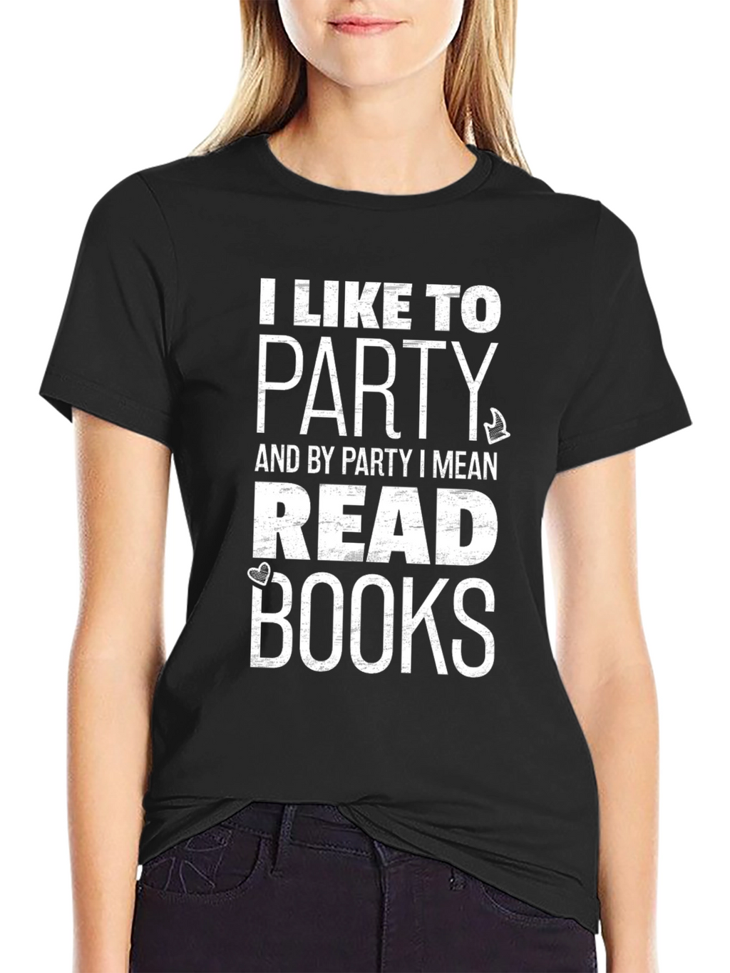 I Like to Party Read Books Graphic Tee