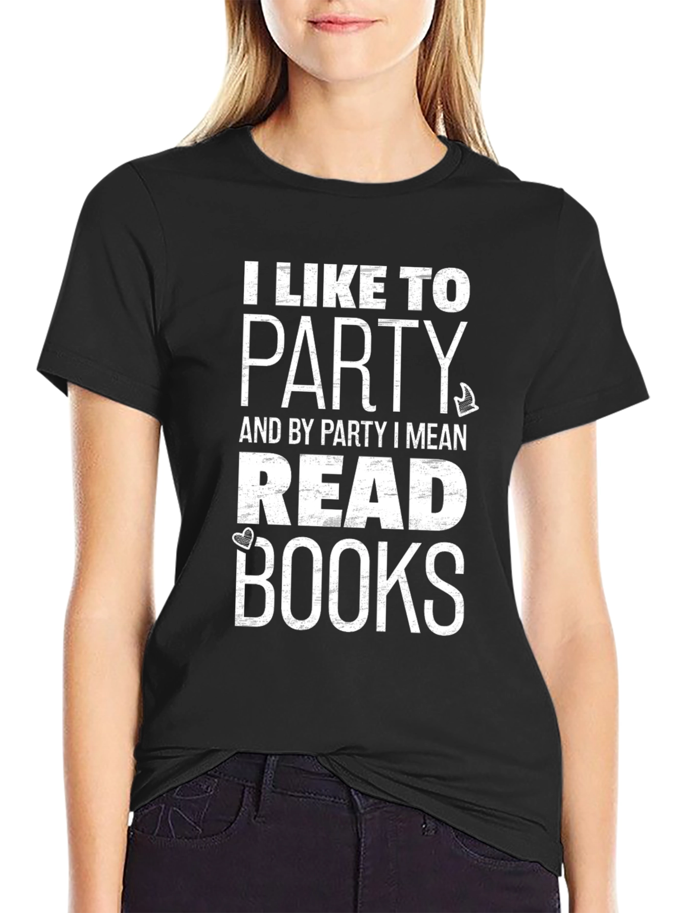 I Like to Party Read Books Graphic Tee