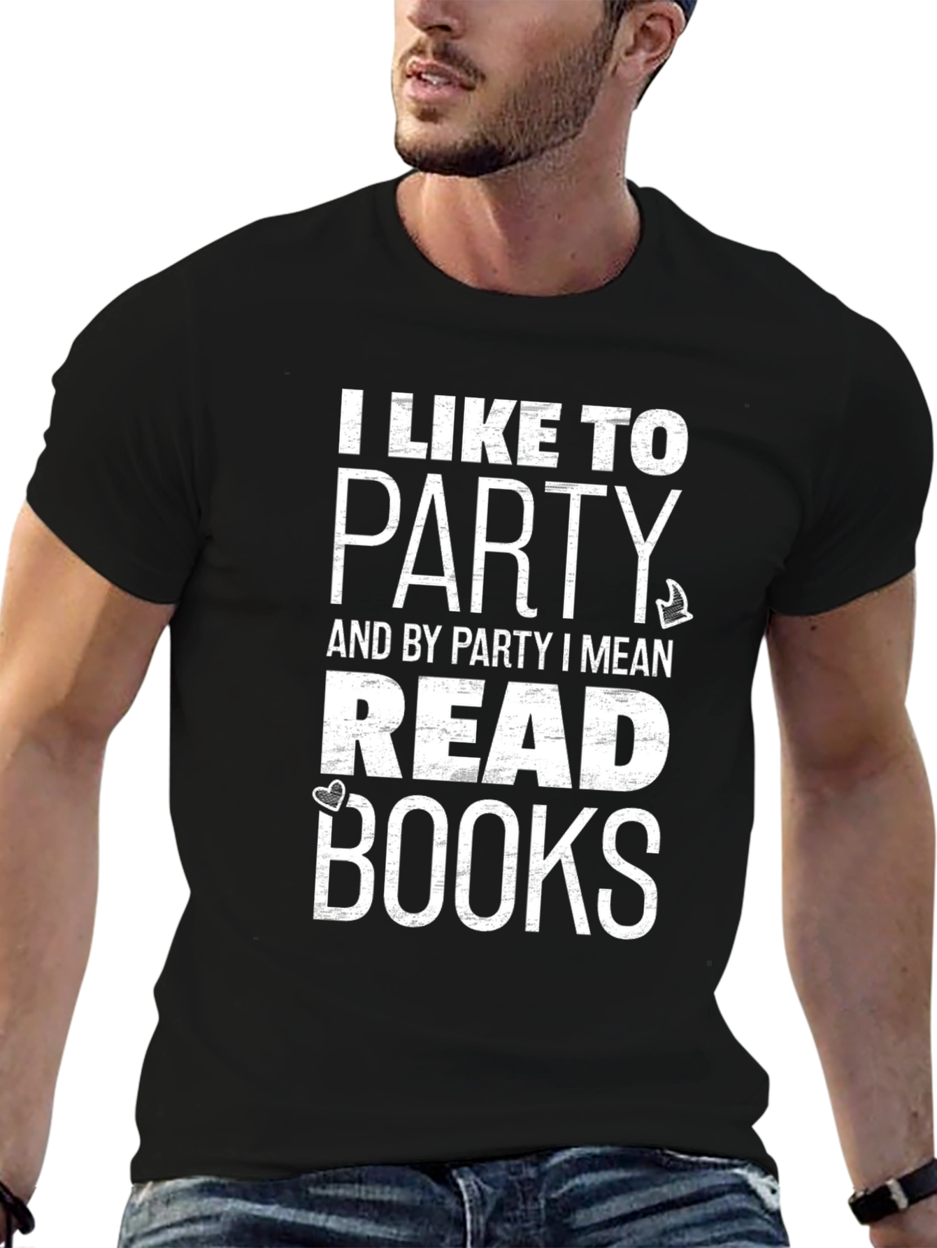 I Like to Party Read Books Graphic Tee