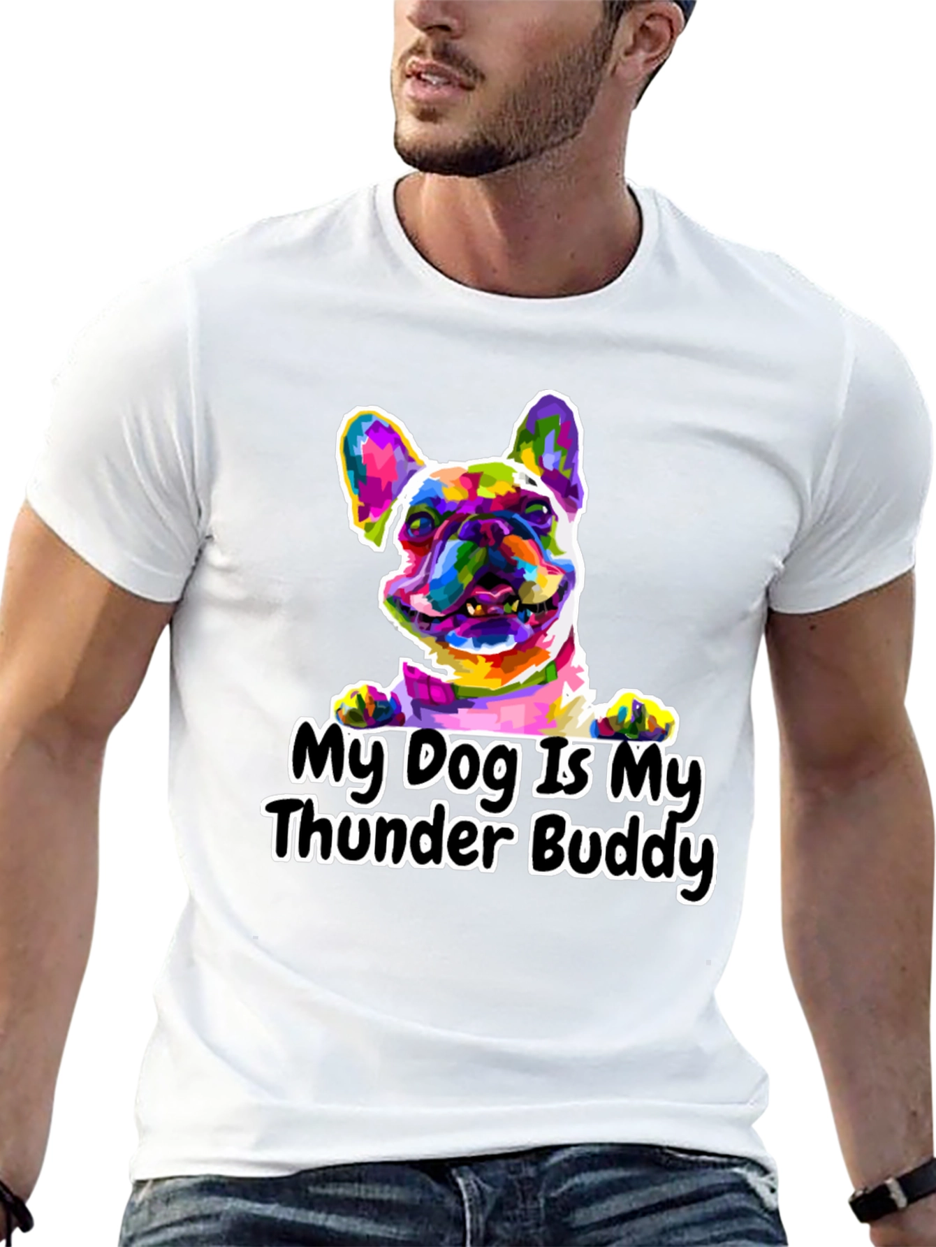Dog Thunder Buddy Graphic Tee