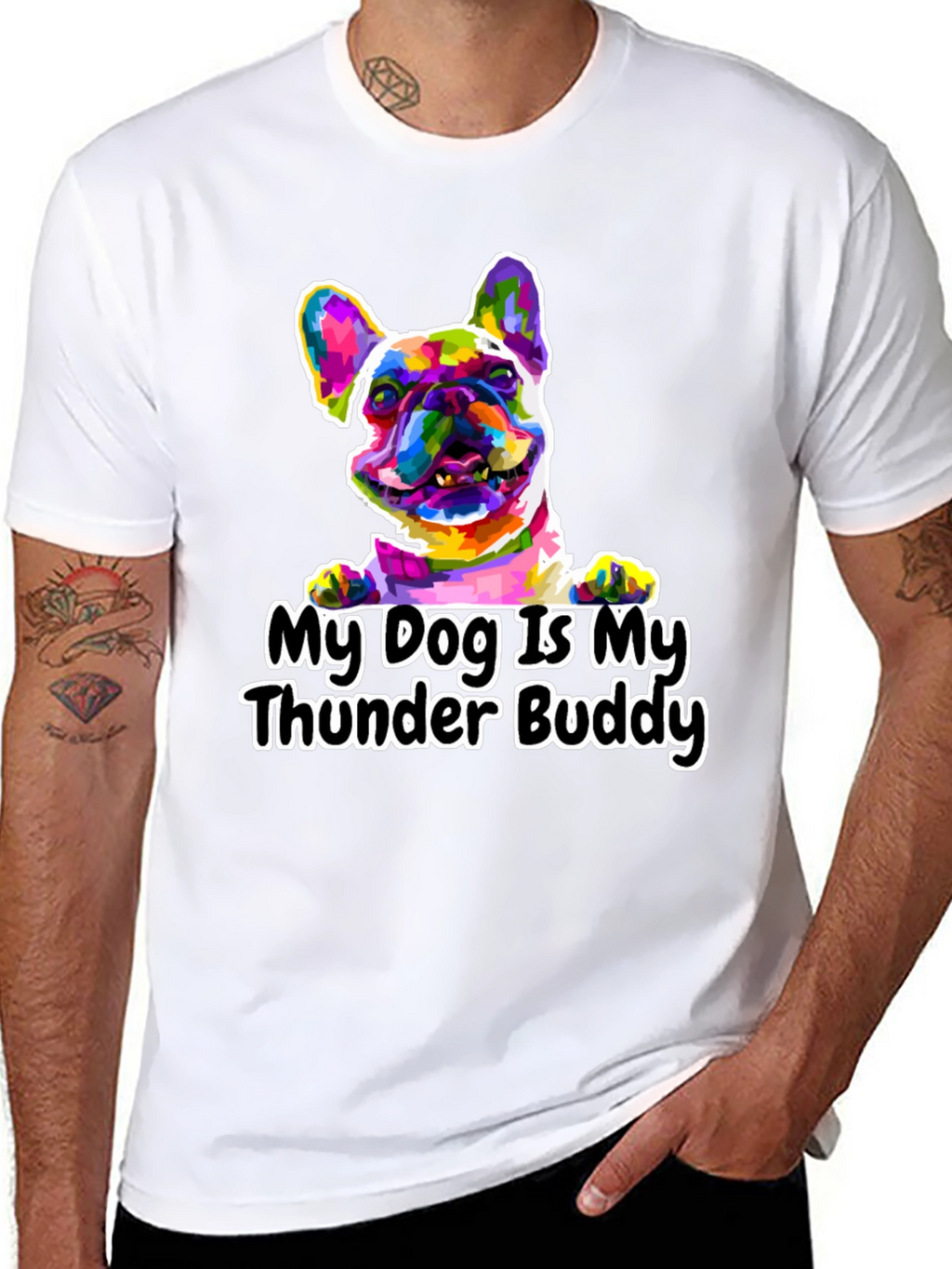 Dog Thunder Buddy Graphic Tee