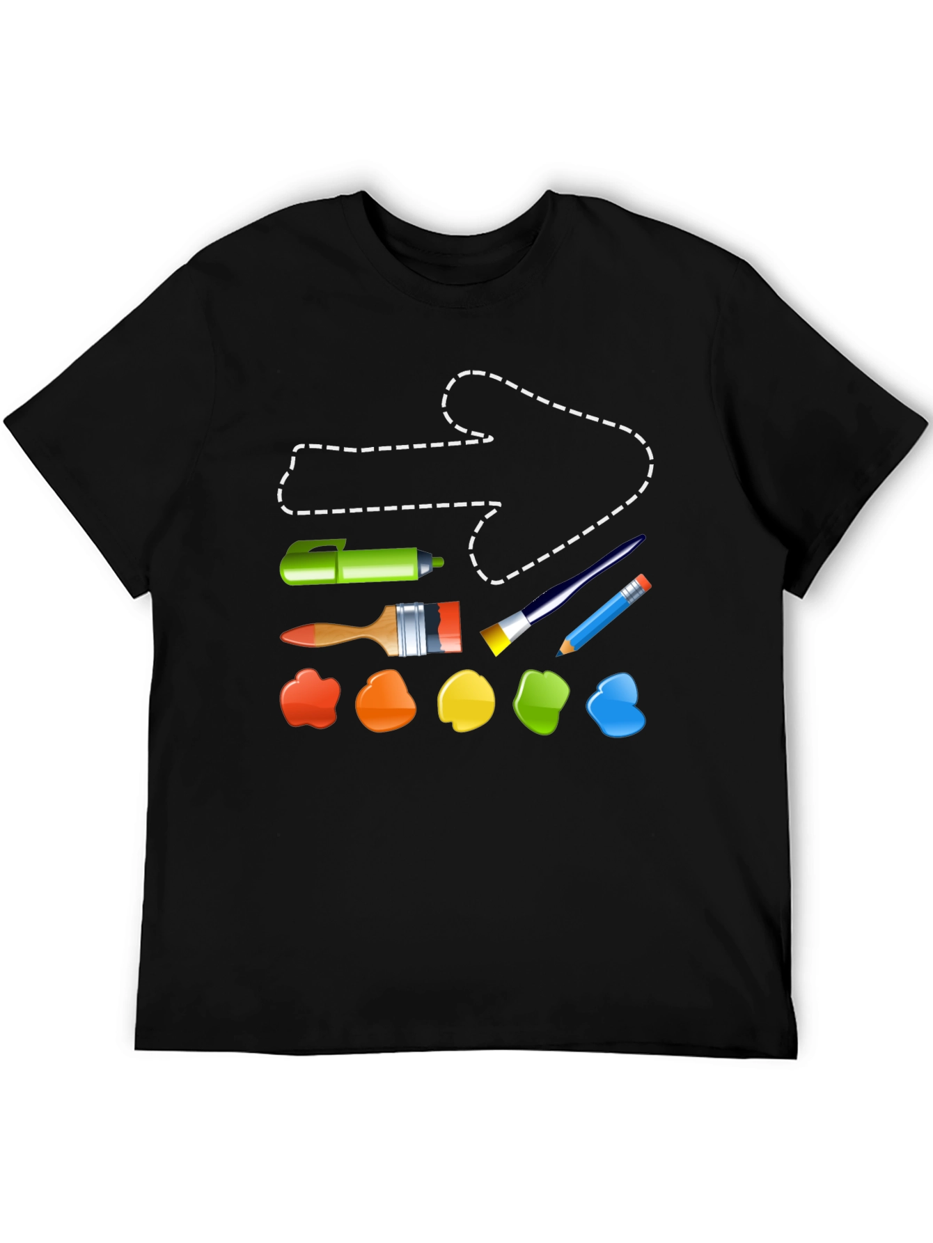Artist Tool T-Shirt: Painting & Drawing Supplies Design