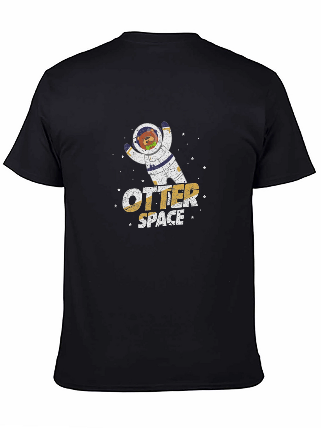 Otter Space Black T-Shirt