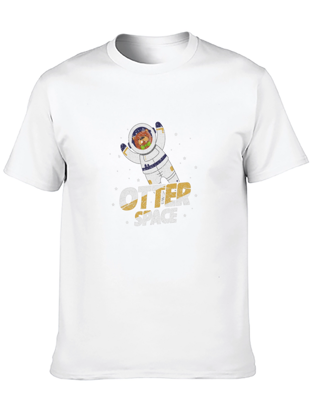 Otter Space Black T-Shirt