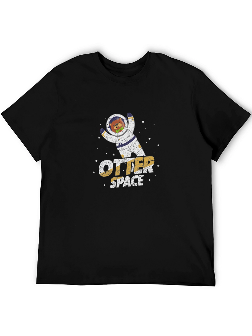 Otter Space Black T-Shirt
