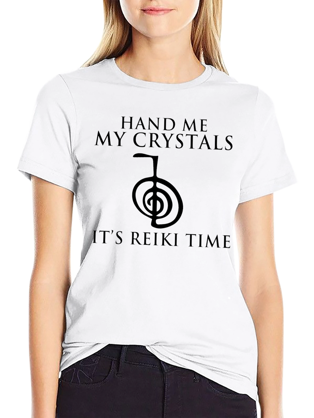 Hand Me My Crystals Reiki Time Graphic T-Shirt