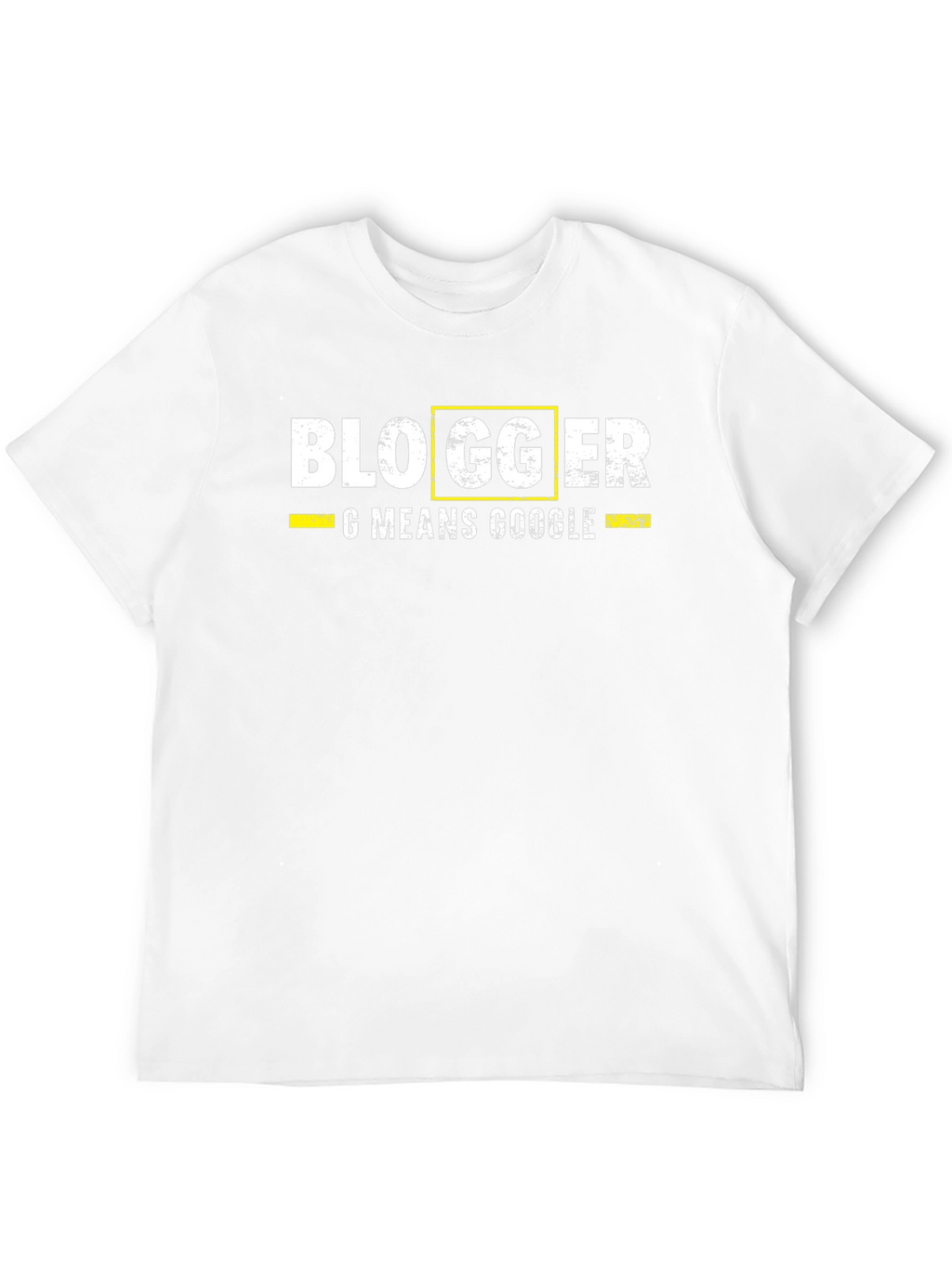 Blogger G Means Google Mens Black T-Shirt