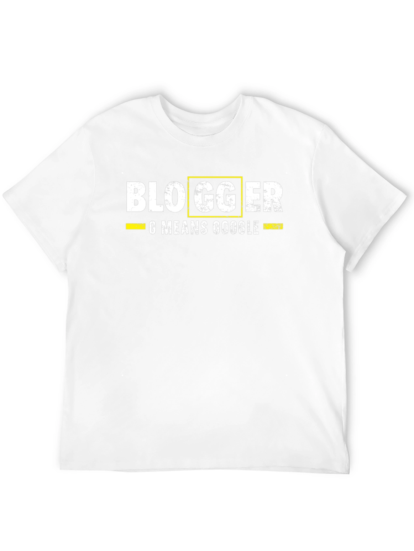 Blogger G Means Google Mens Black T-Shirt