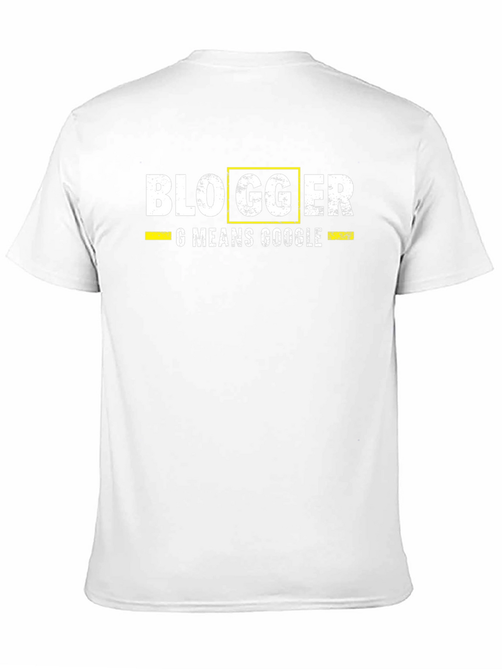 Blogger G Means Google Mens Black T-Shirt
