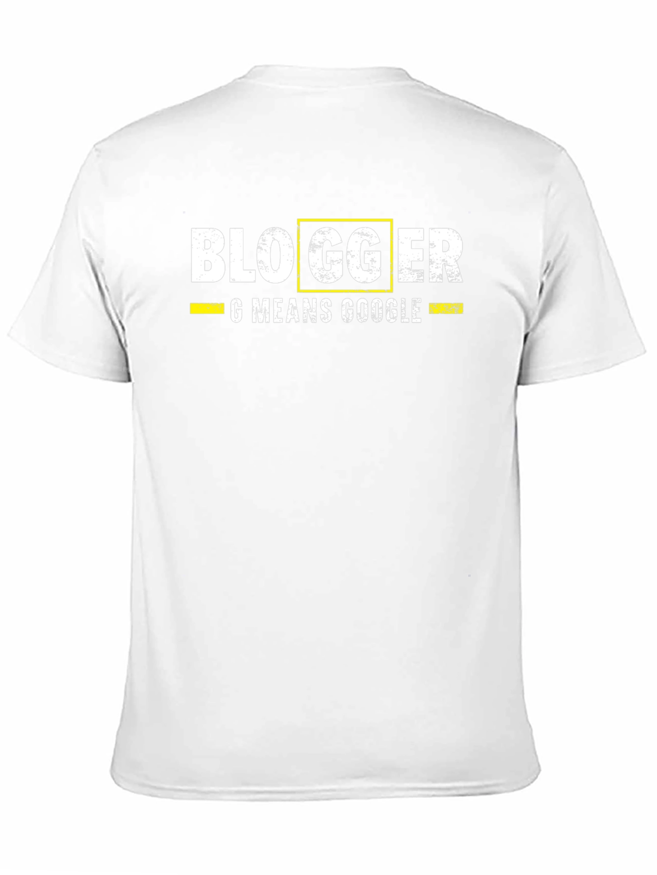 Blogger G Means Google Mens Black T-Shirt