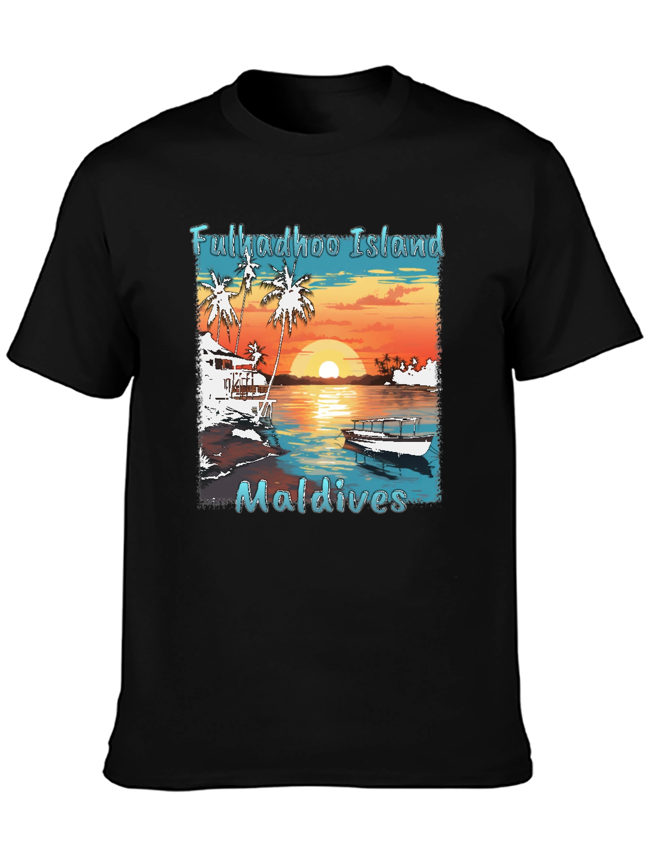 Fulkadhoo Island Maldives Graphic T-Shirt