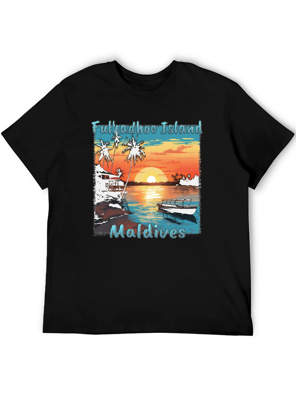 Fulkadhoo Island Maldives Graphic T-Shirt