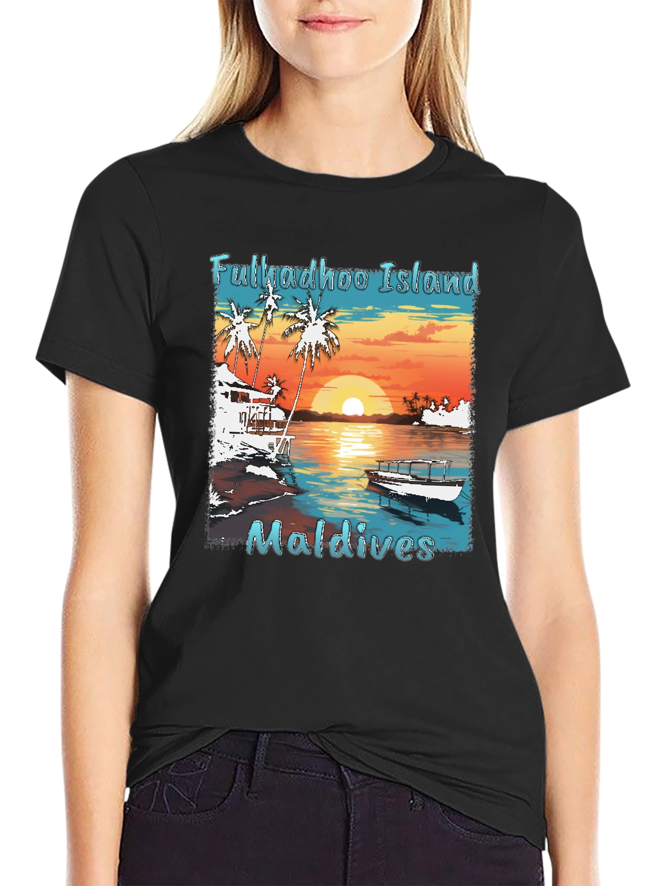 Fulkadhoo Island Maldives Graphic T-Shirt