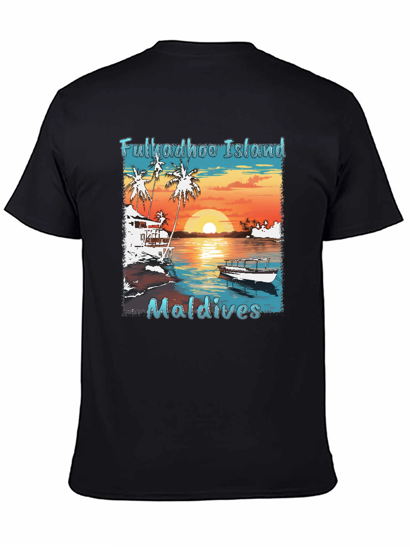 Fulkadhoo Island Maldives Graphic T-Shirt