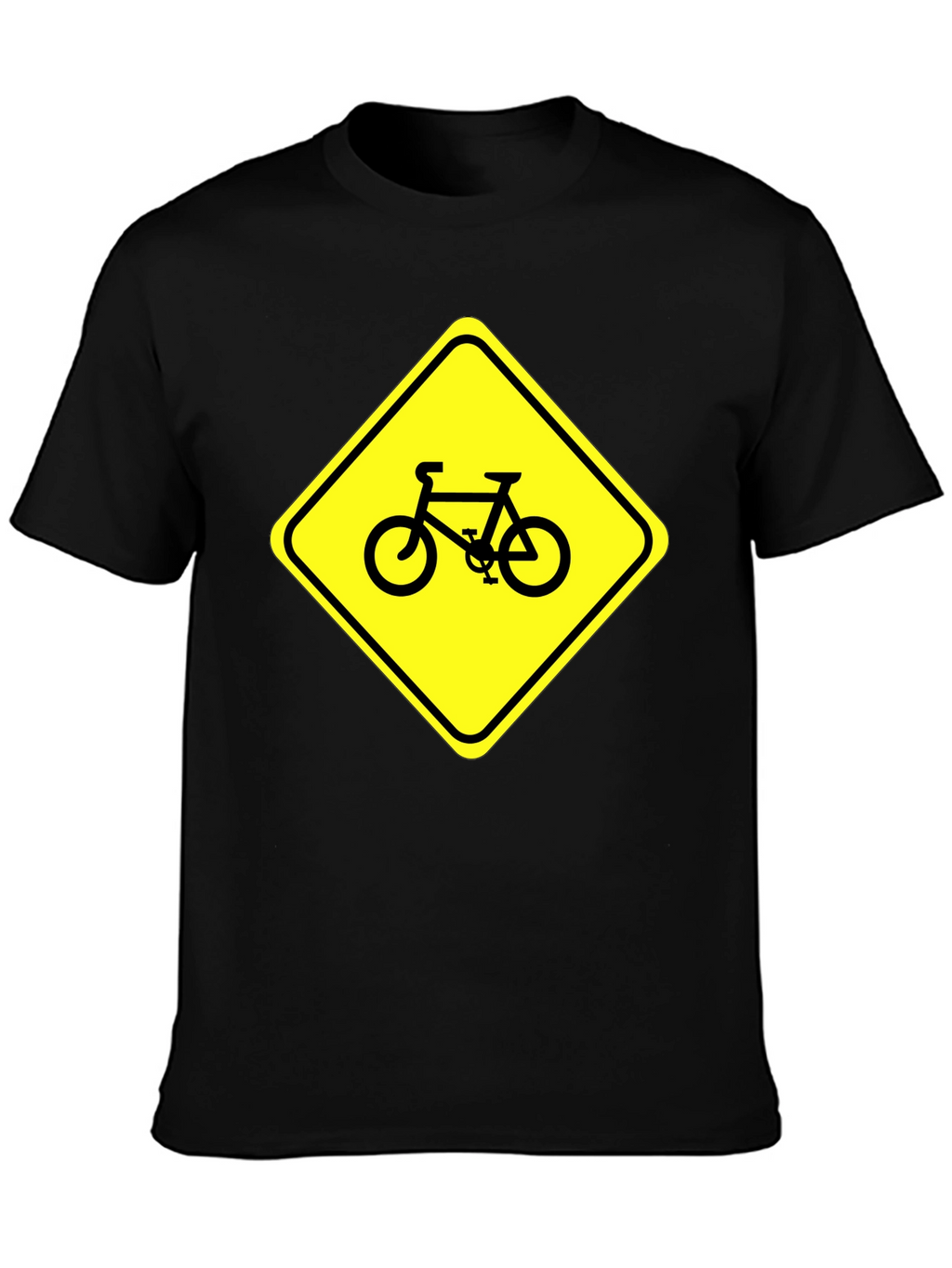 Bike Sign T-Shirt - Ride with Caution!