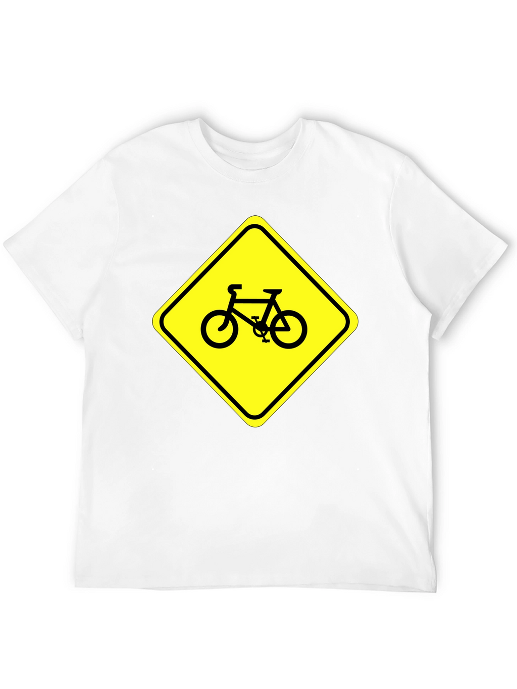 Bike Sign T-Shirt - Ride with Caution!